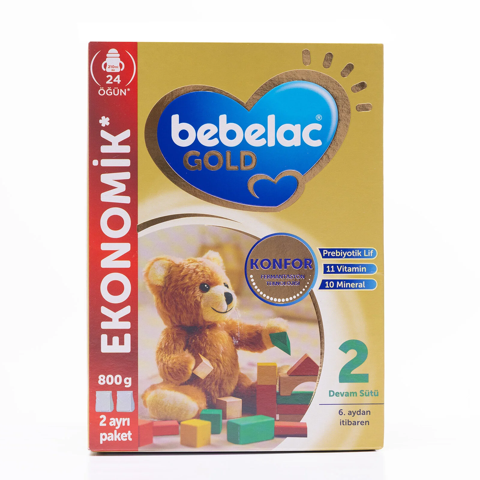 Bebelac Gold 2 Devam Sütü 800 gr 6-12 Ay 2