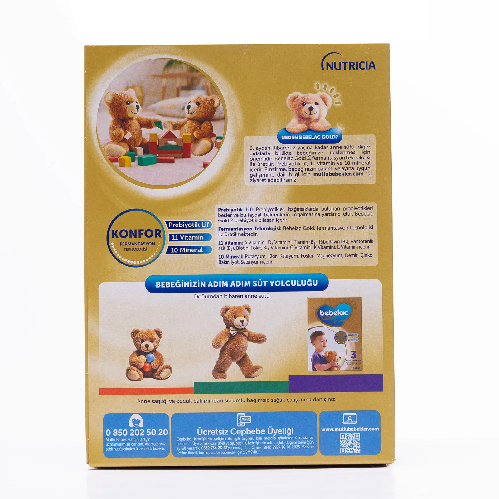 Bebelac Gold 2 Devam Sütü 350 gr 6-12 Ay 4