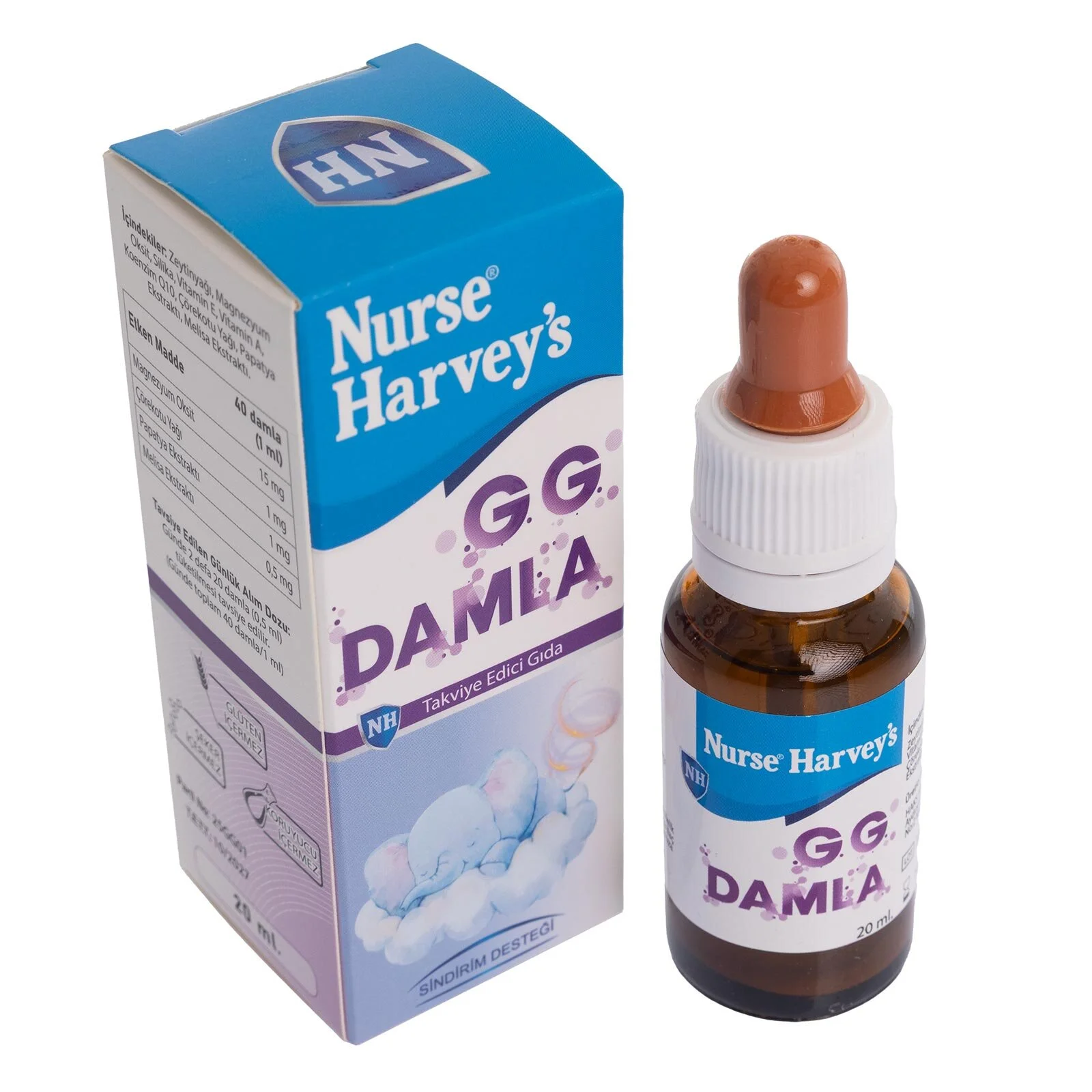 Nurse Harvey's Bitkisel Gaz Giderici Damla 20 ml 2